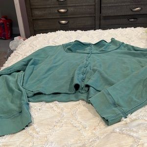 Mock cowl neck sweatshirt
